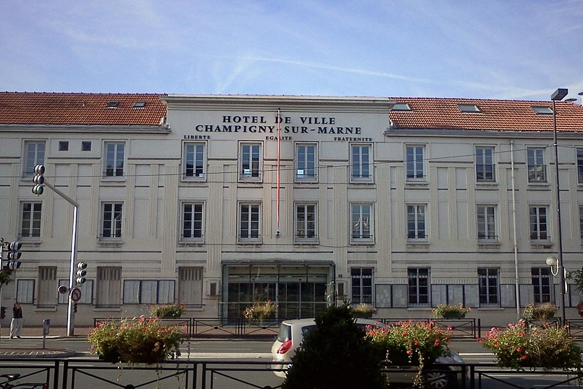 Hotel ville de Champigny-sur-Marne, photographie de la commune